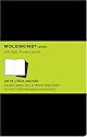 Moleskine Plain Cahier Journal Black Pocket: set of 3 Plain Journals