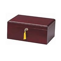 Quality Importers Milano 75-100 Cigar Humidor, Cherry