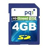 PQI 4GB Secure Digital High Capacity SDHC Memory Card, High Speed Class 6