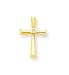 14k AA Diamond Cross Pendant