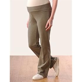 Motherhood Maternity: mid belly french terry maternity active pant
