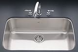 Kindred KSS5U/9 Single Bowl Undermount Sink, Stainless Steel