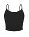 Mely Shine Women's Essential Sleeveless Tank Bustier Bra Crop Top