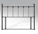 Versailles 3' Single Headboard in Black by Serene Furnishings