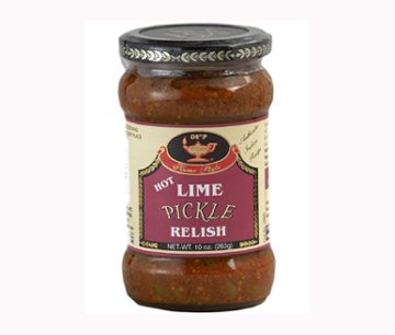 Hot Lime Pickle -10 oz. - 6 Packages by Indianfoodsco.com