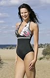 Island Style One Piece w/ Binding Swimsuit by Inches Off - Plus Size Swimwear Plus Size Swimsuit