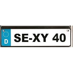 1 METALL SCHILD SE-XY 40 40.Geburtstag