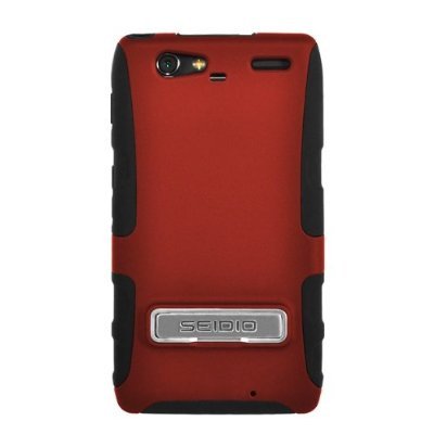 Seidio ACTIVE with Metal Kickstand Case for the Motorola Droid RAZR MAXX - Garnet Red