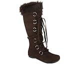 SUEDE STRAPPY FUR BOOT
