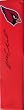 Michael Floyd Autographed Arizona Cardinals Logo Football End Zone Pylon, Notre Dame Fighting Irish, Proof Photo