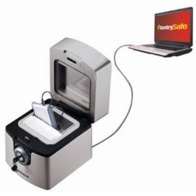 SentrySafe QA0121 Fire-Safe Waterproof Data Storage Chest, Grey