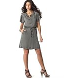 DKNY Jeans - DKNY Jeans Flutter-Sleeve Blouson Dress