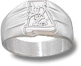Alabama Crimson Tide Solid Sterling Silver ''A'' Ring Size 6 3/4