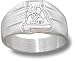 Alabama Crimson Tide Solid Sterling Silver ''A'' Ring Size 6 3/4