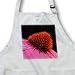 Coneflower - Photography Flowers - BLACK Full Length Apron With Pockets 22w X 30l