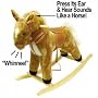 Happy Trails Plush Rocking Horse with Sound