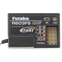 Futaba R603FS 2.4GHz 3ch. Receiver 3PK,4PK