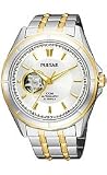 Pulsar Two-tone Automatic Bracelet Silver Dial Men's Watch #PS2004