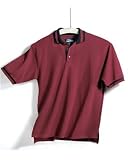 Tri-Mountain - Mens Pique Polo Golf Shirt With Trim