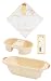Lollipop Lane Tiddly Wink Safari Bath Set