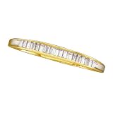 Beautiful Petite Real Baguette Diamond Band
