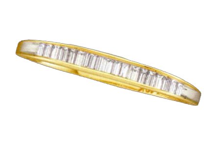 Beautiful Petite Real Baguette Diamond Band