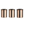 Copper Tea Coffee Sugar Storage Jar Canister Set