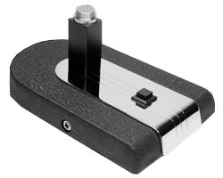 Heil Sound CB-1 PTT Polished-Chrome Microphone Base Stand with Push-to-talk Button