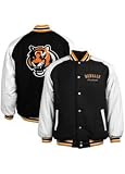 Cincinnati Bengals Half Zip Pullover Hooded Jacket - X-Large