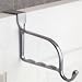 Paris Over the Door Hook and Valet (Chrome) (8.5H x 4.25W x 1.5D)
