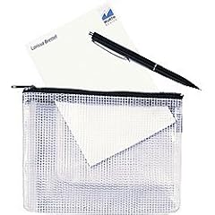 Hetzel Dokumententasche Mash Bag A6 farblos/schwarz