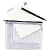 Hetzel Dokumententasche Mash Bag A6 farblos/schwarz