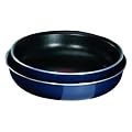 Tefal - Ingenio 4 - L5319202 - Confort -Lot 2 Po�les + 1 poign�e - Email Bleu Pacifique - 24/28 cm