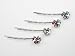 Kelly Crystal Diamond Butterfly - Baby Girl & Toddler Hair Clip / Bobby Pin - Pink, White, Blue & Rainbow