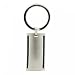 New Stainless Steel Key Fob Ring w/ Black Rope Design