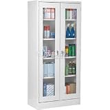 Easy View Cabinet Assembled 46x24x72 Light Gray