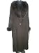 Cashmere Blend Wrap Coat w/Matching Fox Shawl Collar & Cuffs image 1
