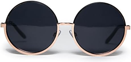 Saint Noir - Ultra Premium Womens Oliver Peoples Inspired Gold Metal Frame Sunglasses 100% UV Protection