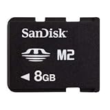 Sandisk 8GB Memory Stick Micro (M2) without Pro Duo Adapter (SDMSM2-008G-A11M, Retail Package)