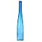Turquoise Bubble Glass Bottle Vase