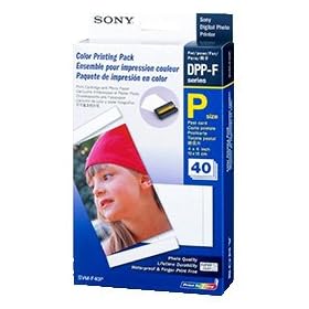Sony - SVM-F40P - Papier Photo Brillant - 40 Feuilles + 1 cartouche pour imprimantes s�rie DPP-FP