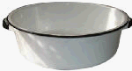 Columbian Home 6416-4 15QT White Dish Pan