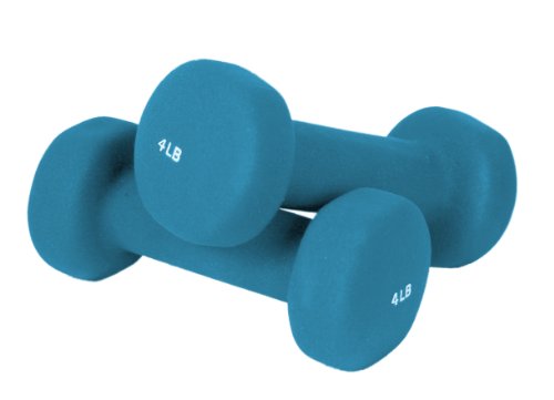 Fitness Essentials Neoprene Dumbbell Set 4lb