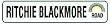 RITCHIE BLACKMORE ROAD guitar street sign