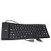 Air Soft Flexible 85-Key USB/PS/2 Silicone Keyboard (Black)