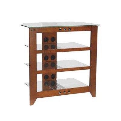 SANUS 4 SHELF AV STAND CHERRY NIC
