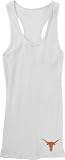 Texas Longhorns Women's White Racerback Tank Top