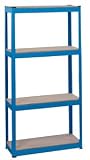 Draper 21658 760 mm x 200 mm x 1,520 mm Steel Shelving Unit with 4 Shelves