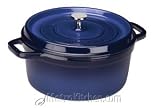 Staub 2.25 Quart Round Cocotte, Royal Blue