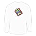 Long Sleeve T-shirt with picture, cat, surprise, face, photograph Large White